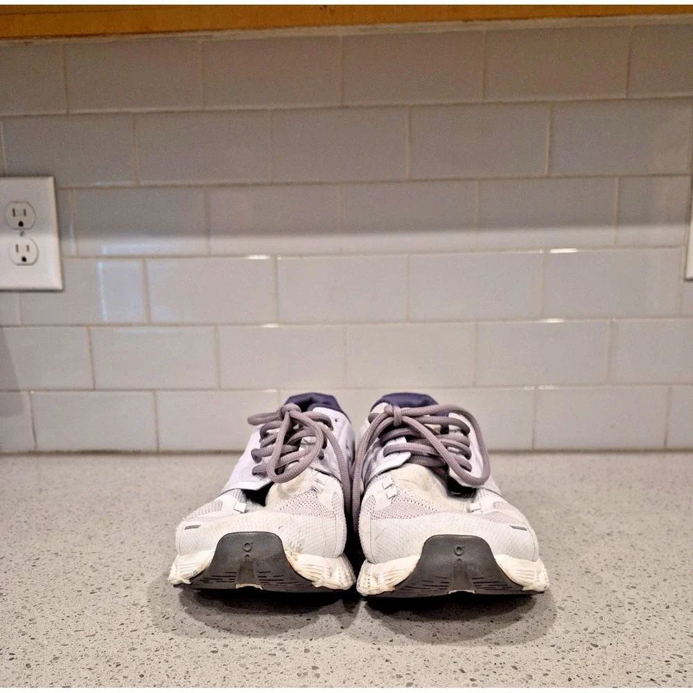 On Cloud 5 Running Shoes AUTH Glacier White Men's US 9 EU 45 Sneakers